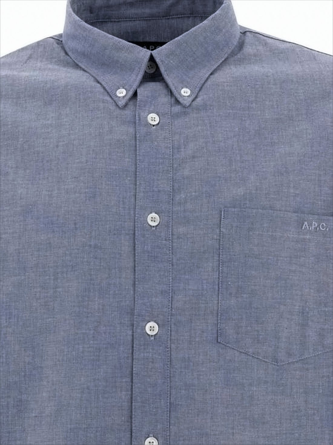 Refined Blue Long-Sleeve Shirt