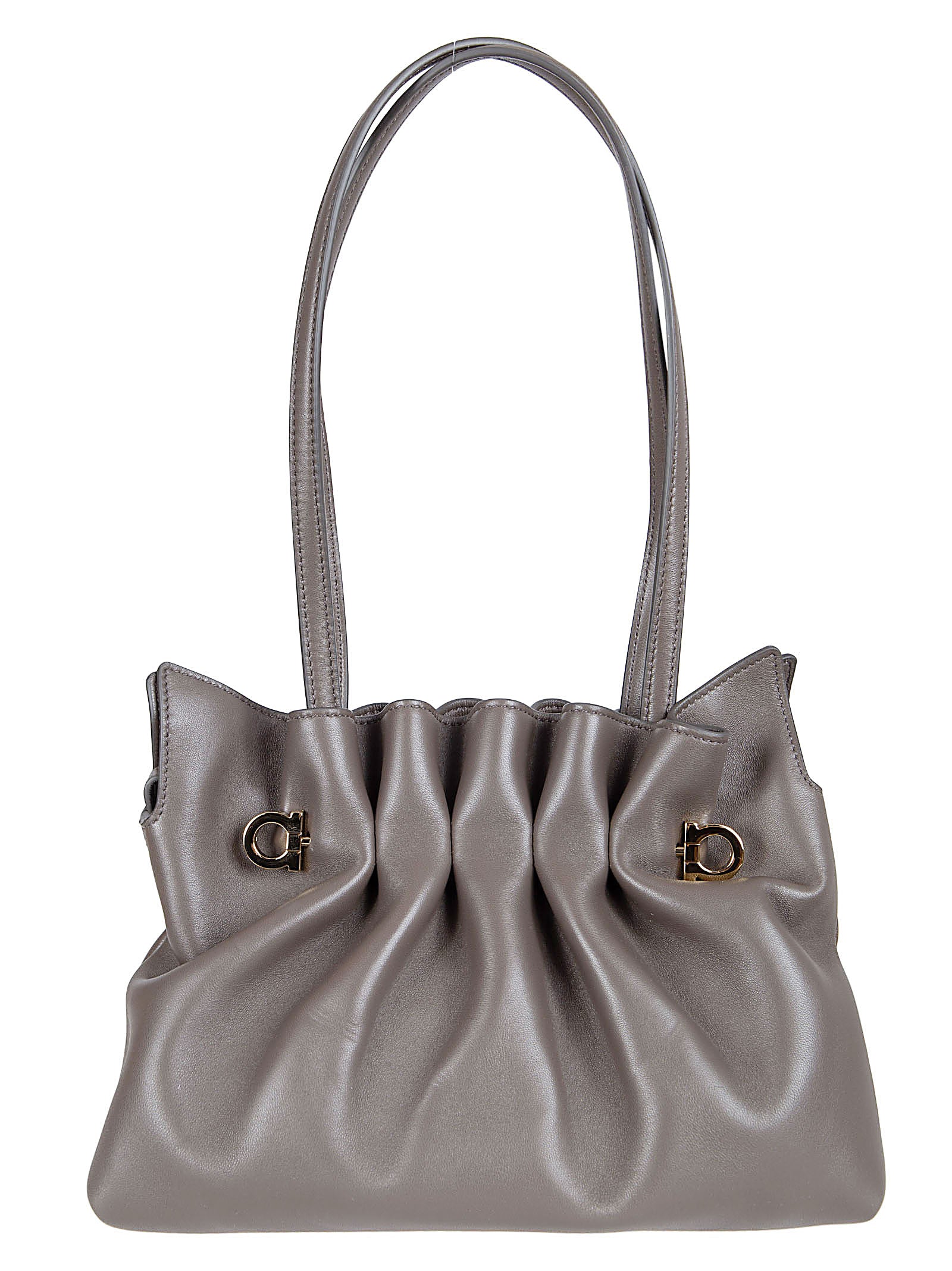 Soft Lambskin Bag with Iconic Gancio Accents