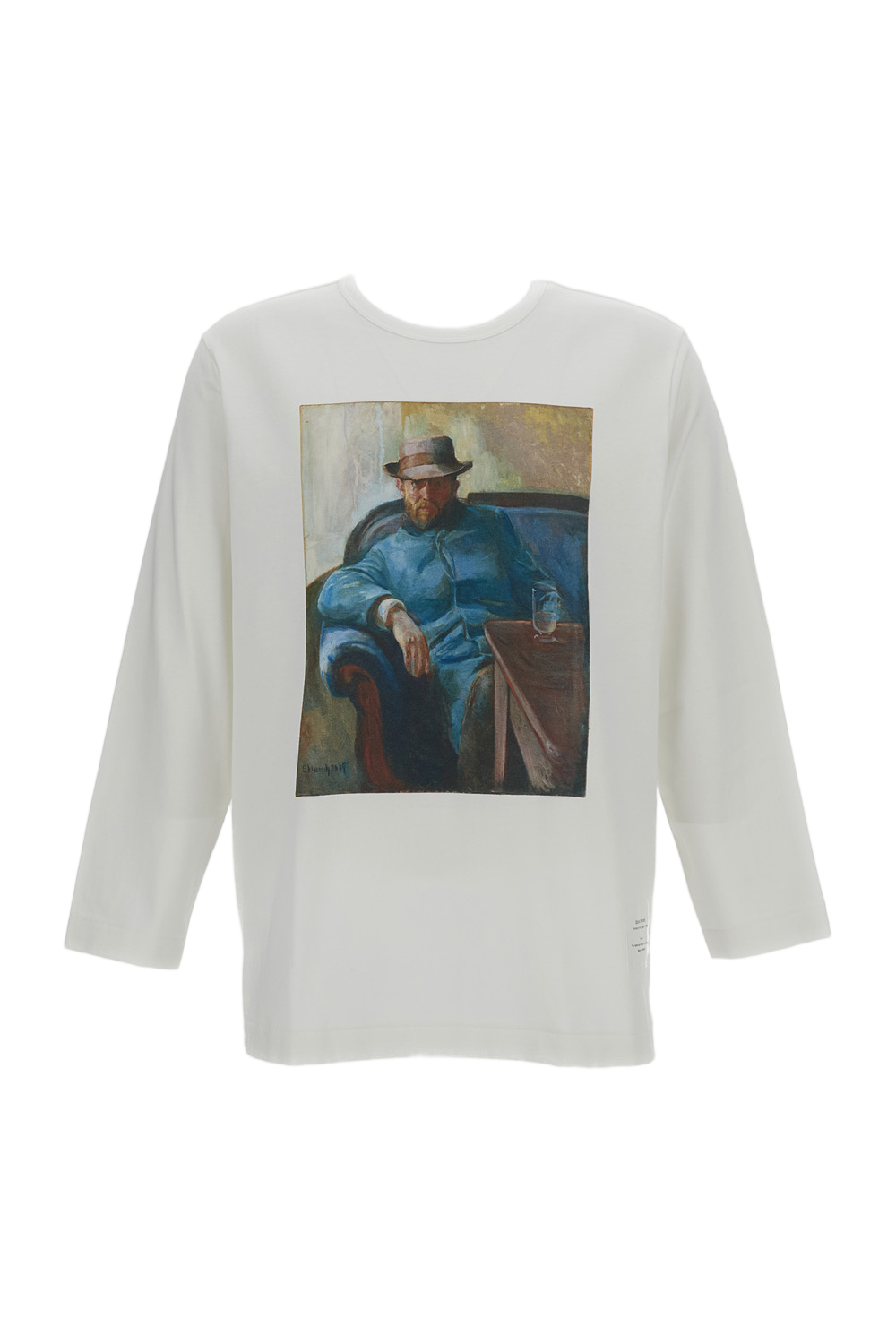 White Longsleeve Linen T-Shirt