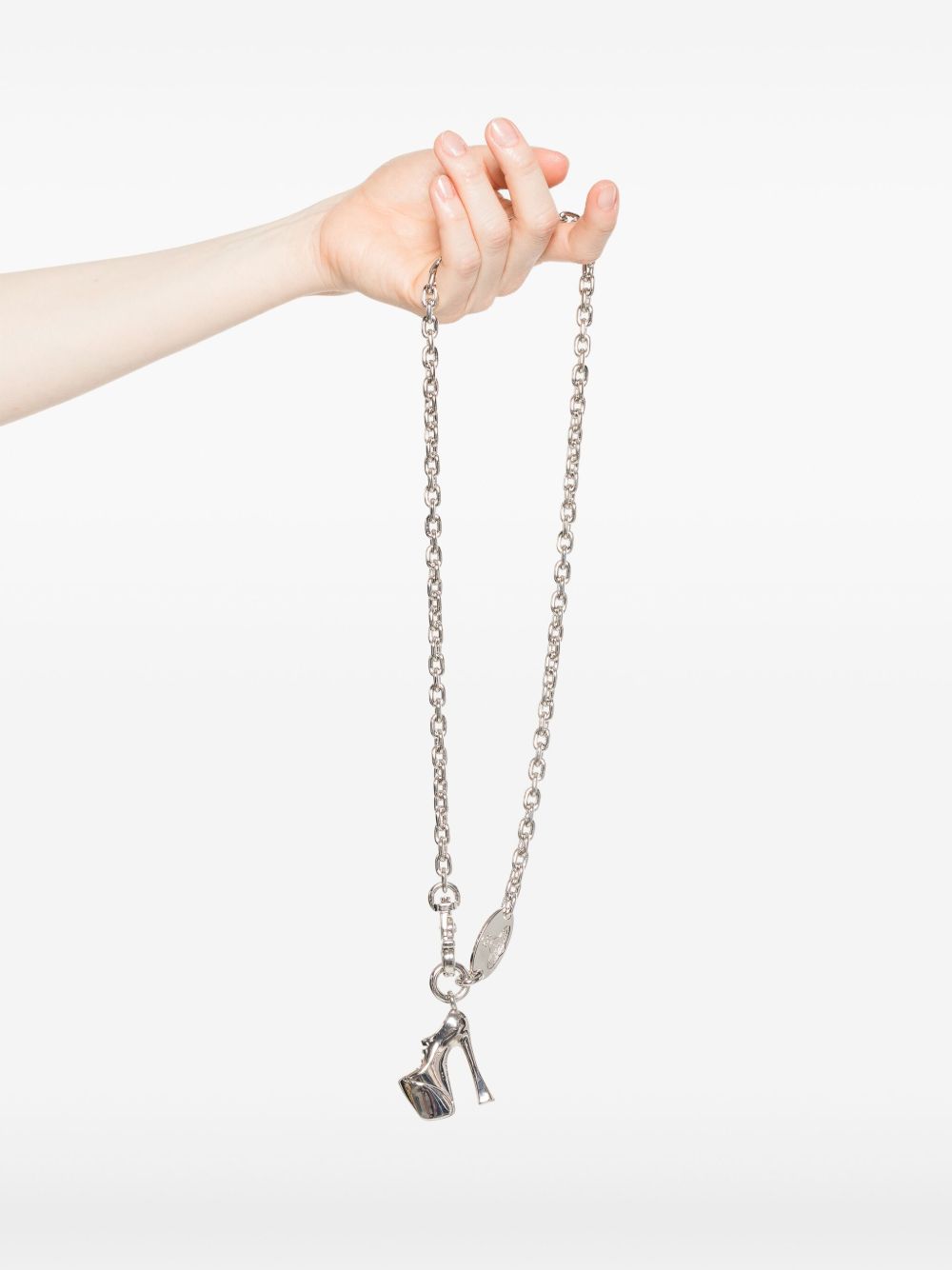 Silver-Tone Cable-Link Necklace