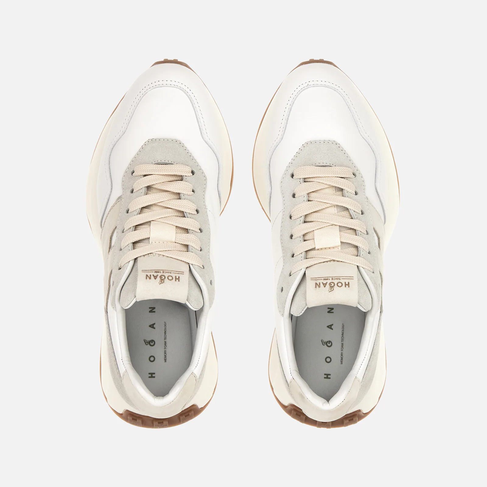 H641 H Patch Sneakers With Versatile Design