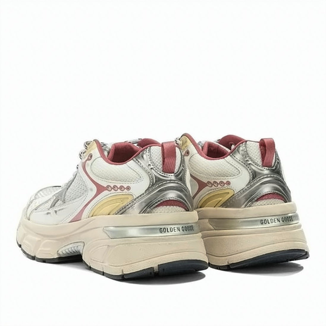Silk and Nylon Textured Sole Sneakers