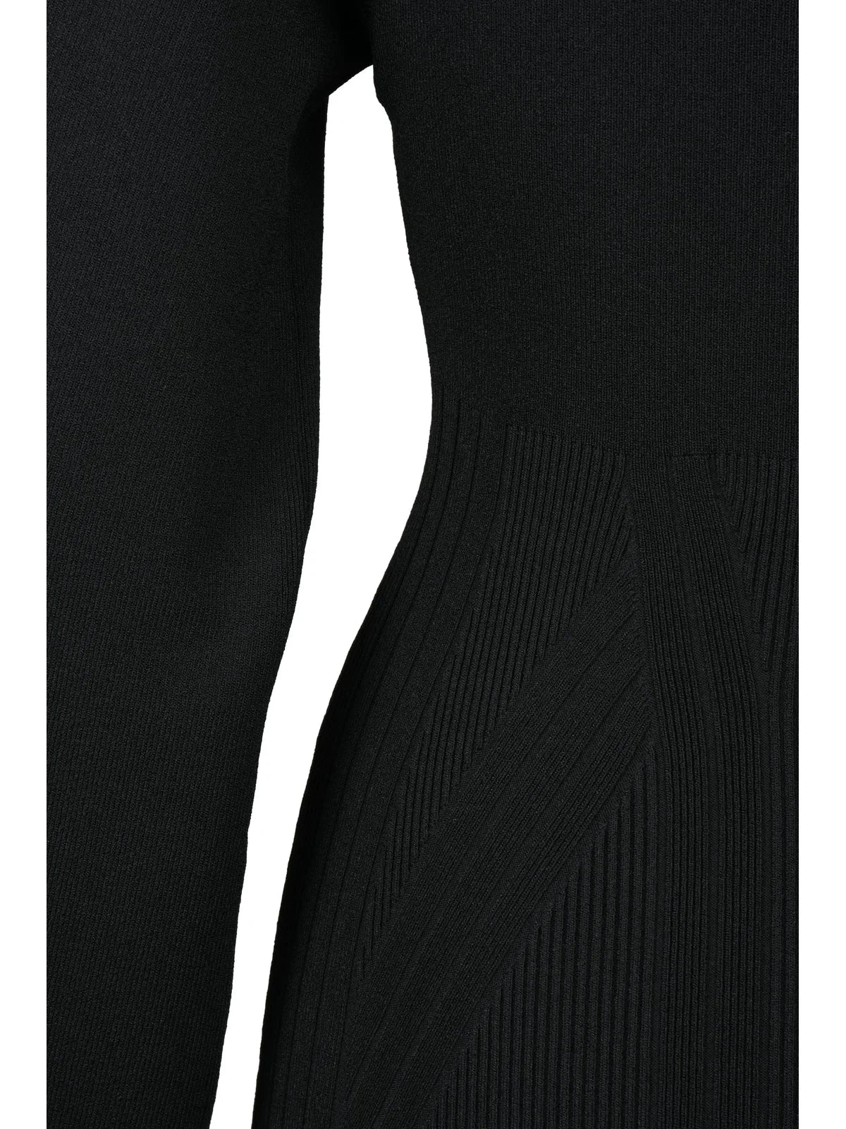 Long Knit Dress Black
