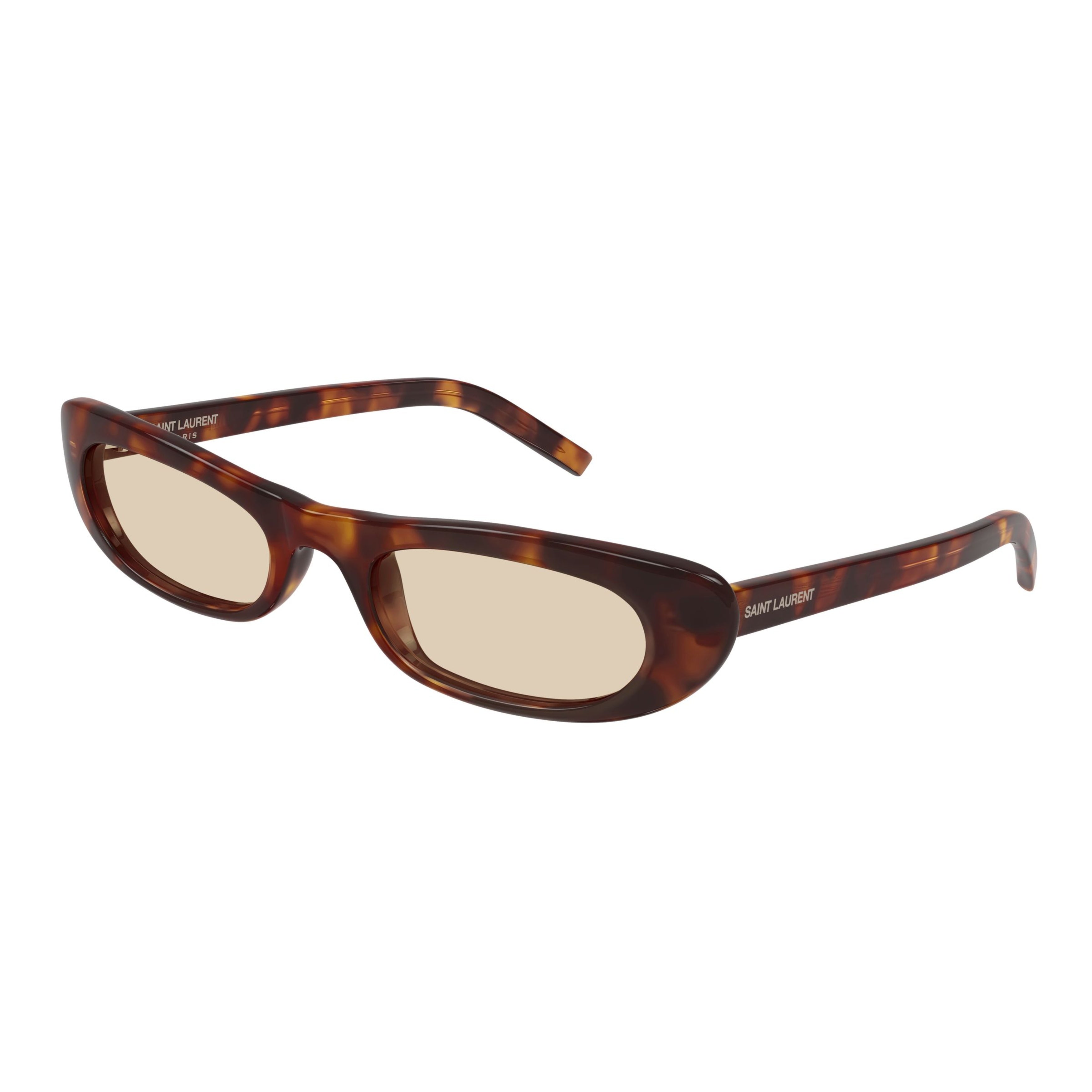 Sl 557 Shade Slim Oval Tortoiseshell Sunglasses