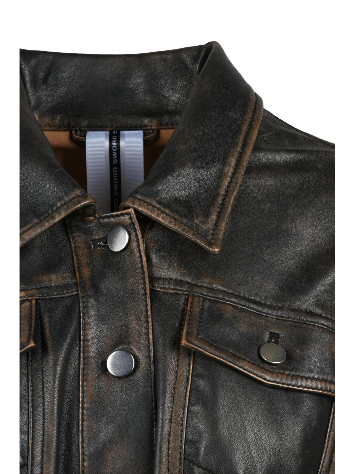 Oversized Leather Cape