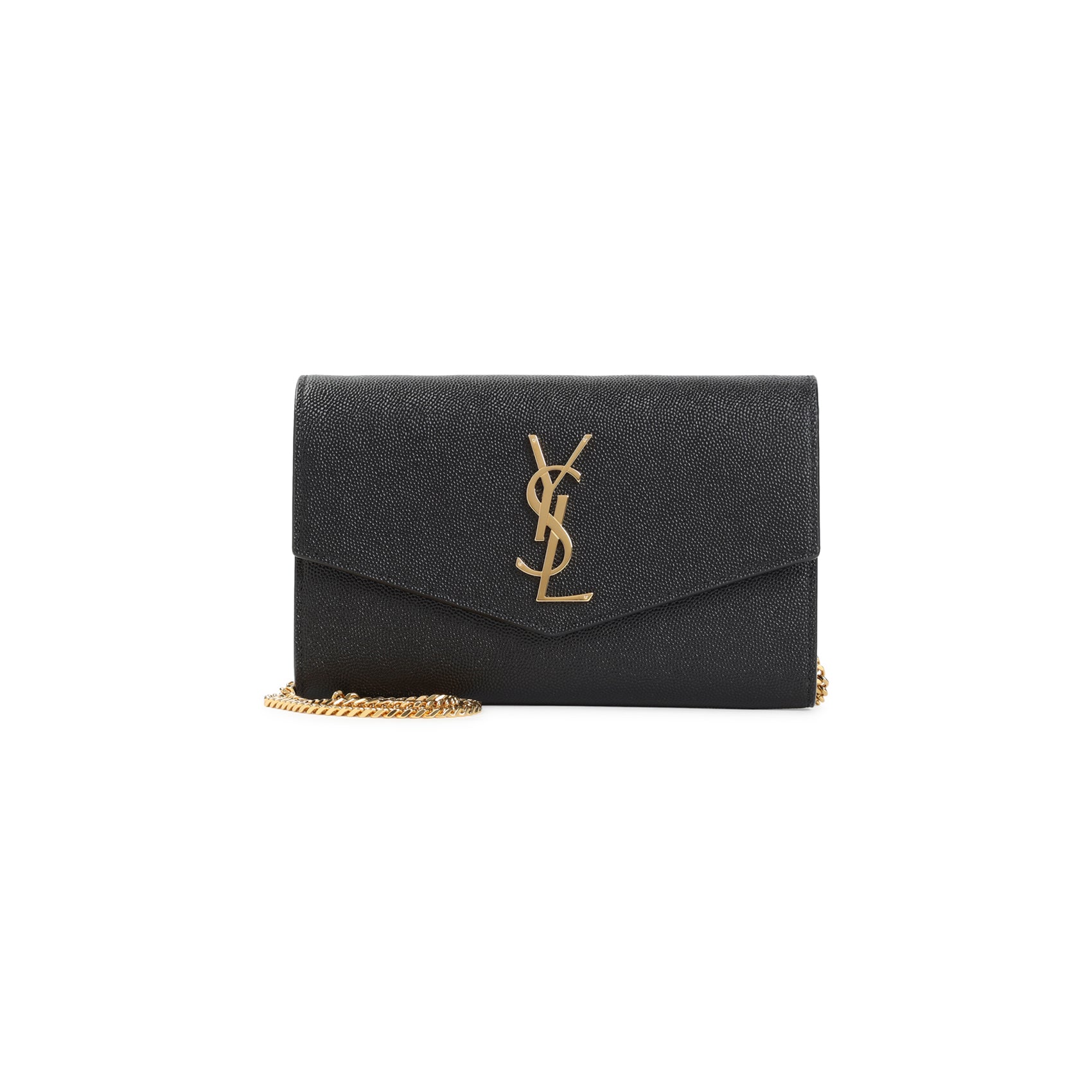 Textured Calf Leather Clutch