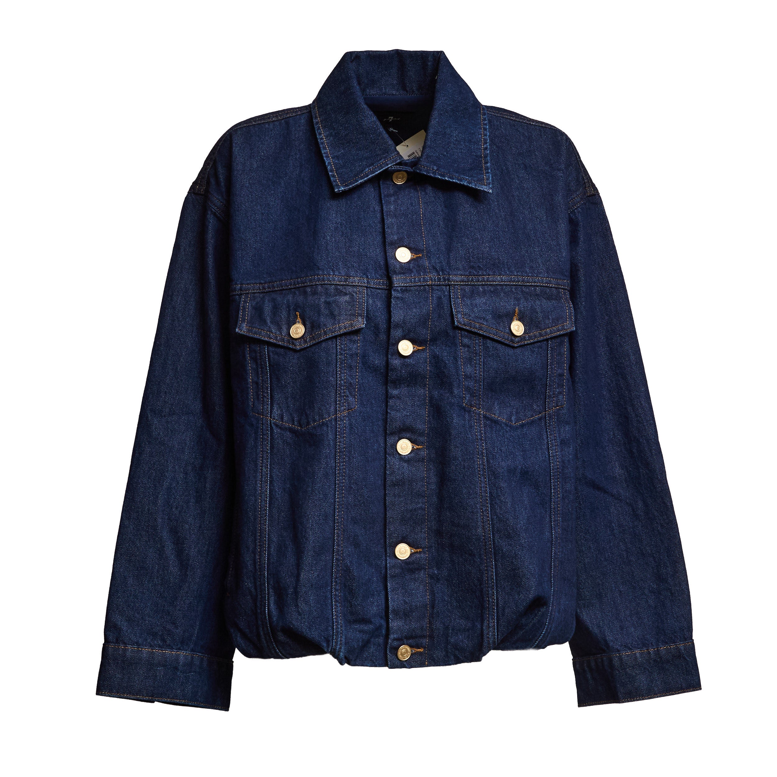 Gathered Indigo Soul Jacket