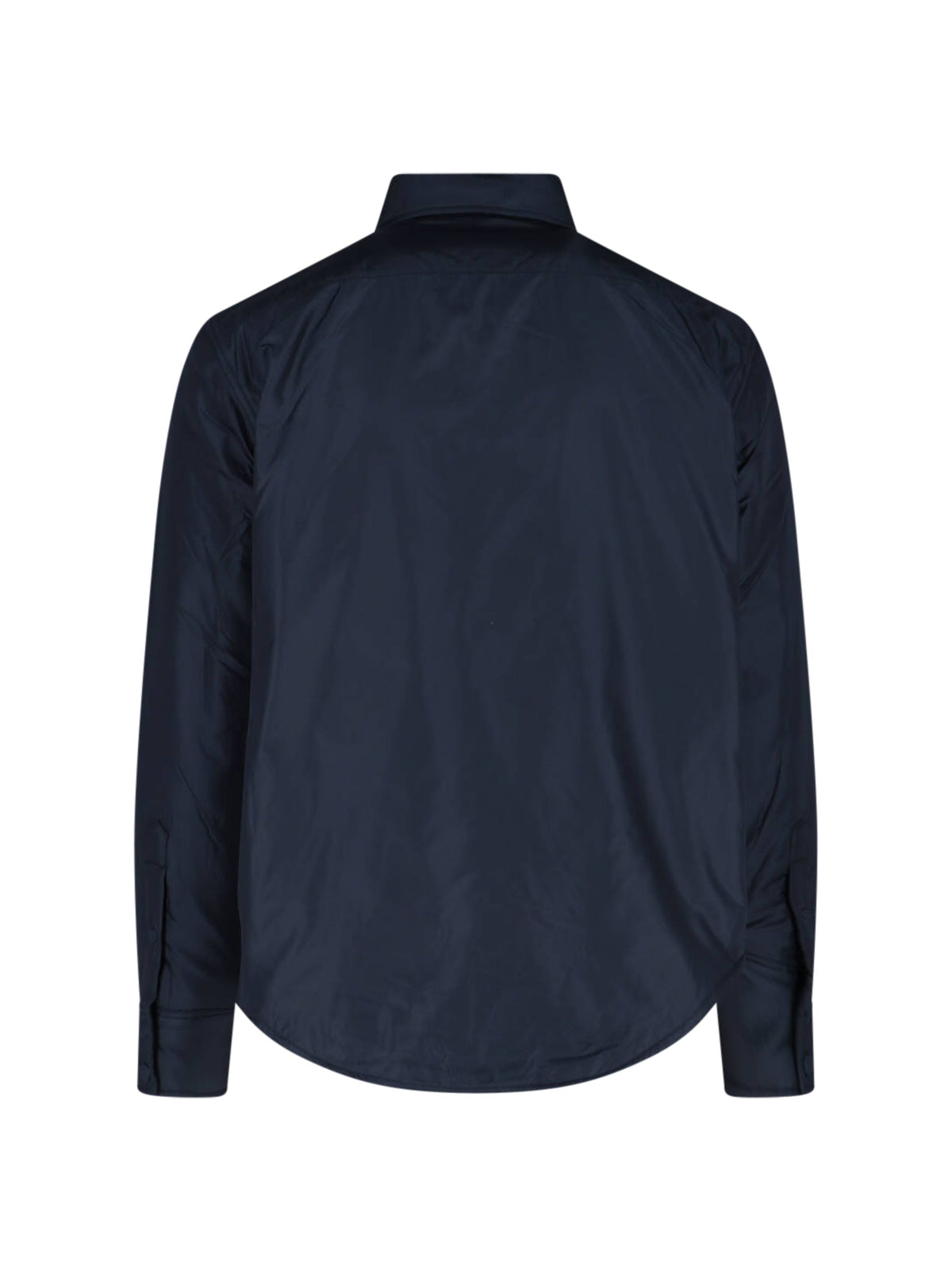 Blue Padded Nylon Shirt