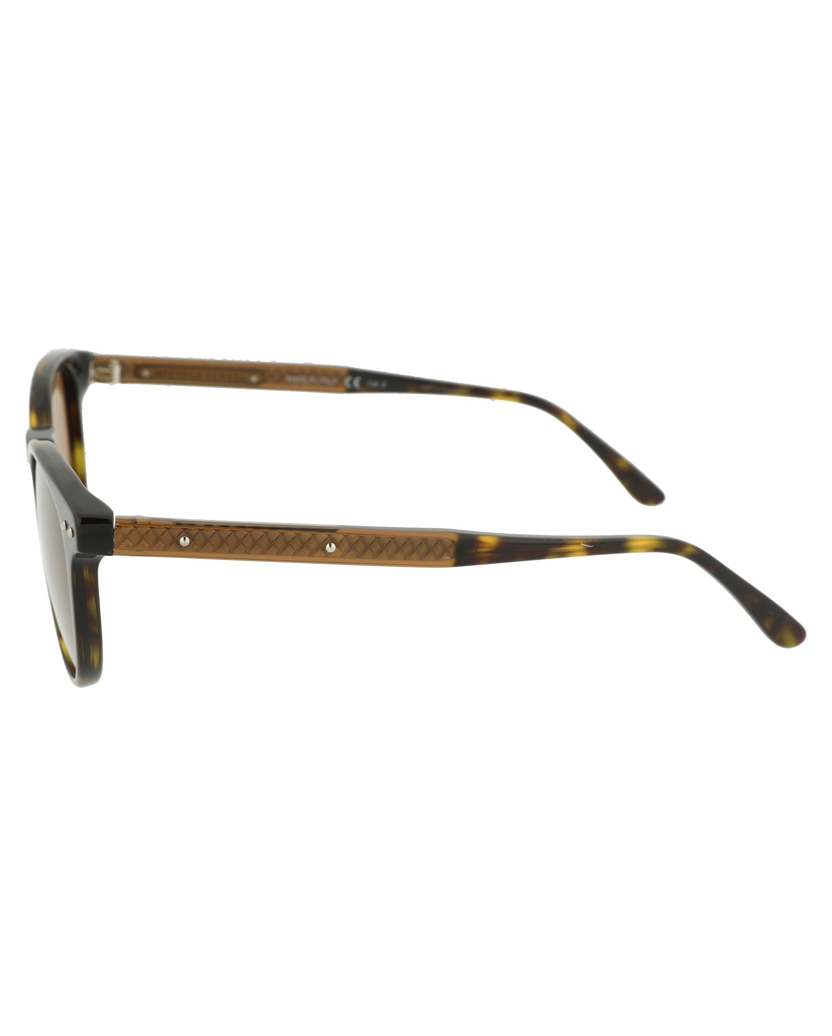 Round-Frame Acetate Sunglasses