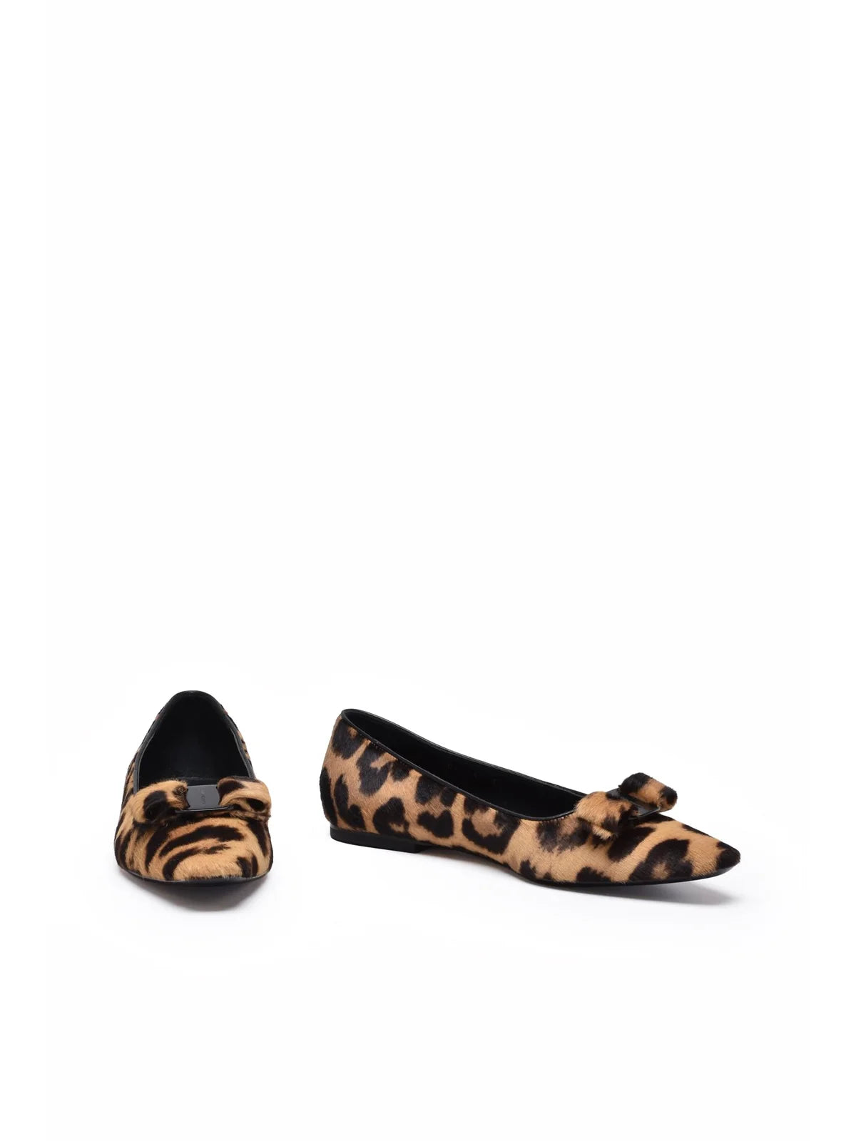 Siwar Pony Hair Ballerina Flats - Animalier