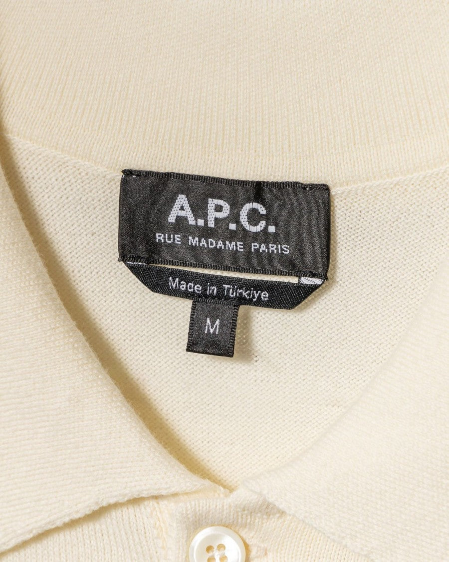 Short-Sleeved Knit Polo Shirt