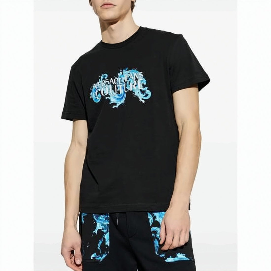 Short-Sleeve T-Shirt with Bold Graphic Print