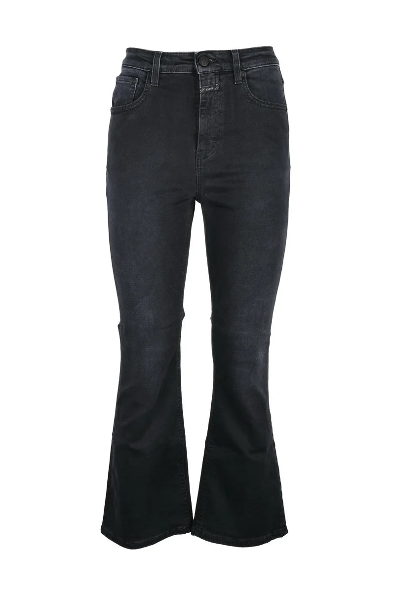 Slim-Fit Black Denim Jeans