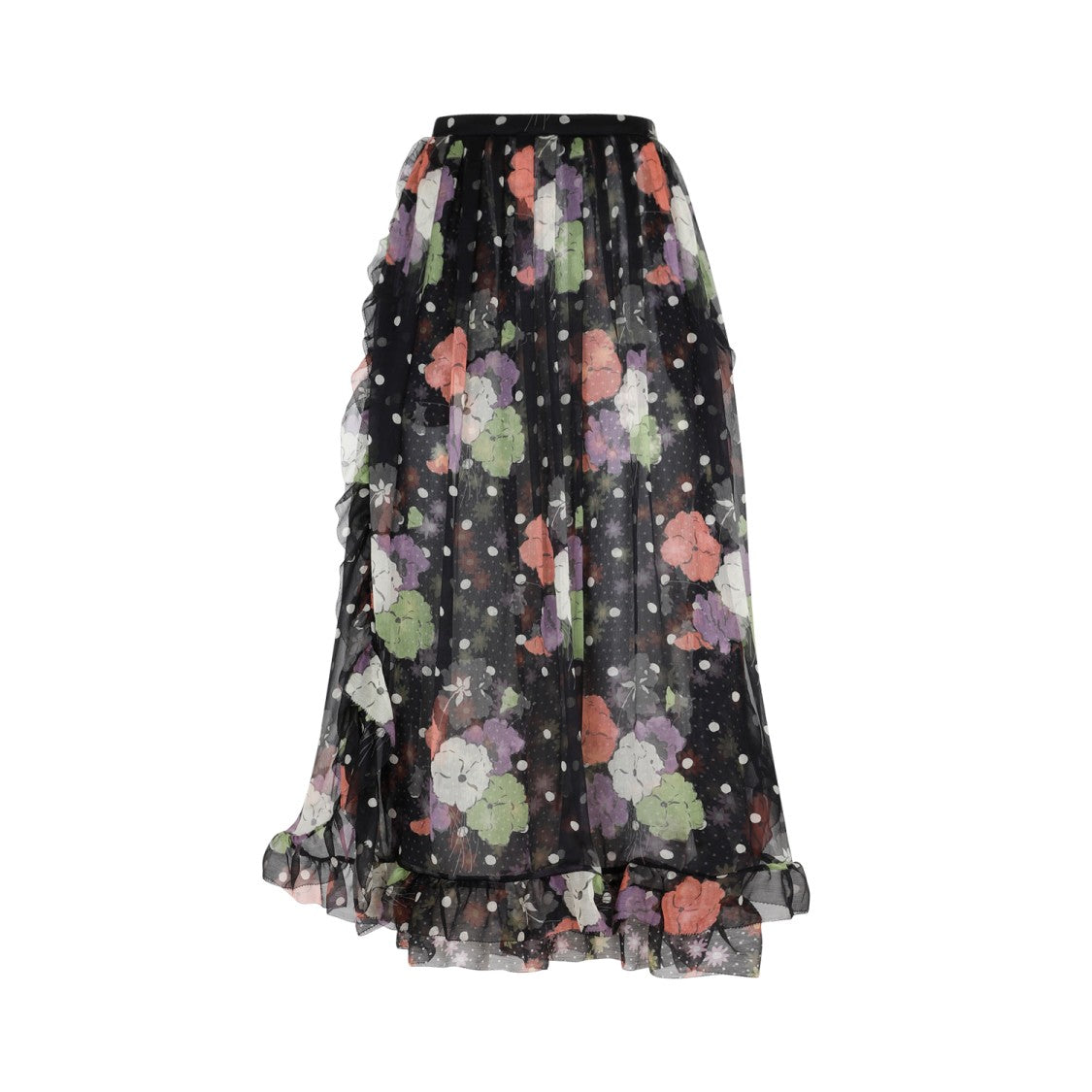 Black Silk Skirt