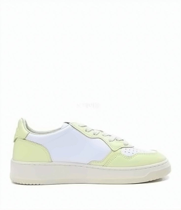 Low-Top Sneakers with Smooth Leather Upper