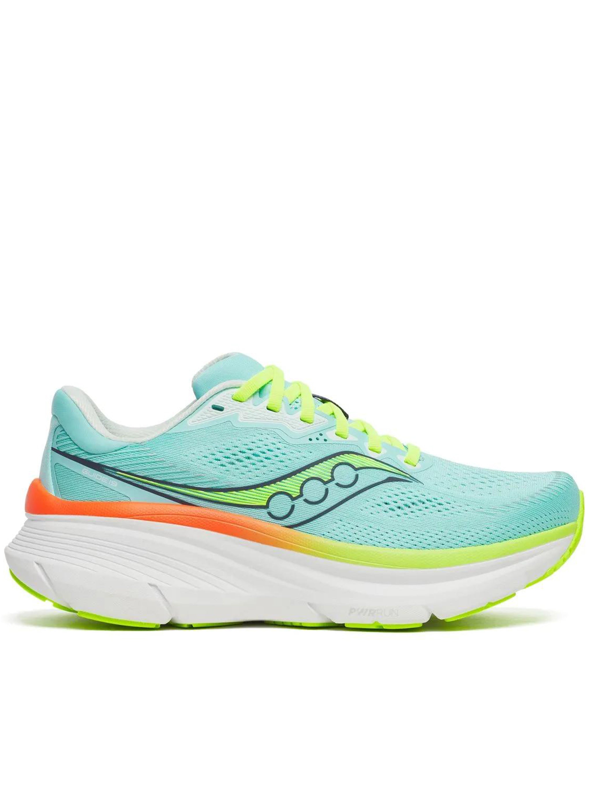 Breathable Mesh Athletic Sneakers with Neon Accents