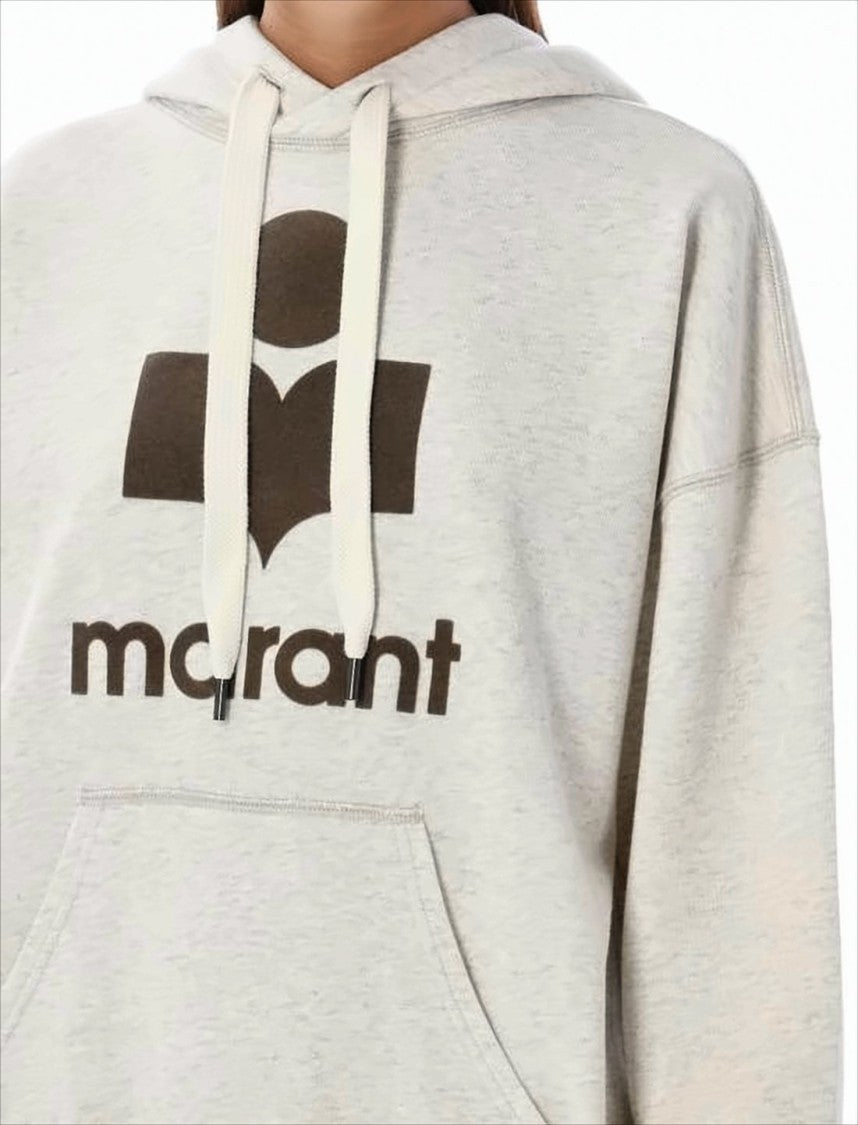 Relaxed-Fit Hoodie with Graphic Logo and Kangaroo Pocket