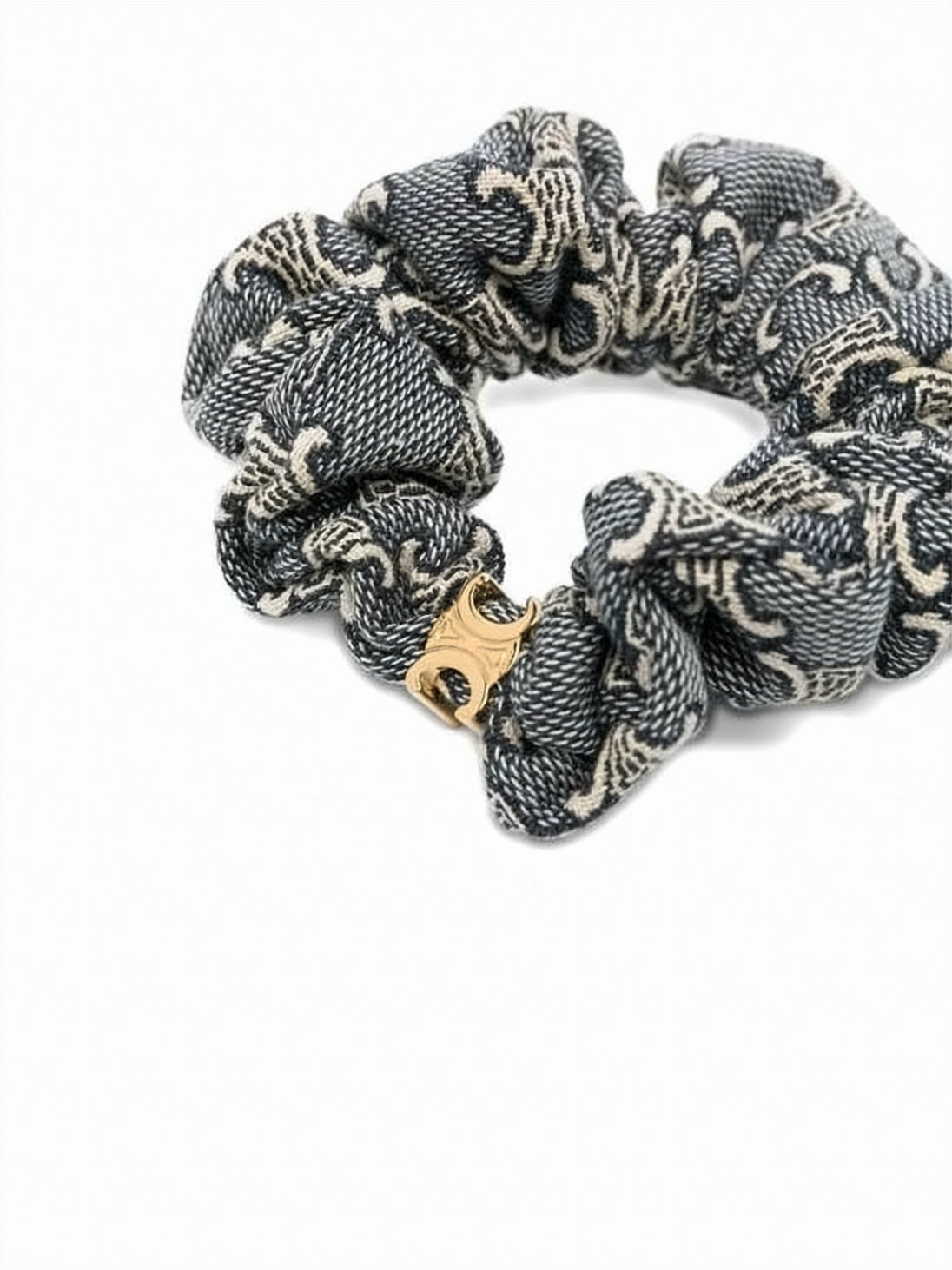 Textured Fabric Scrunchie