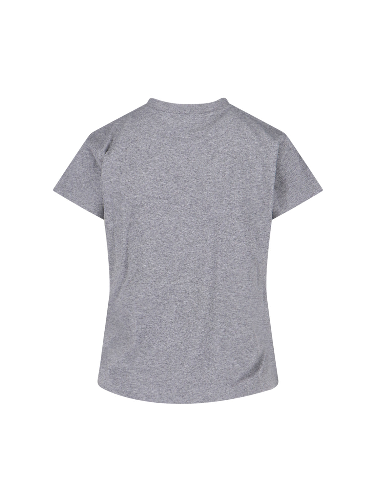 Cotton Grey T-shirt with Numeric Logo Patch