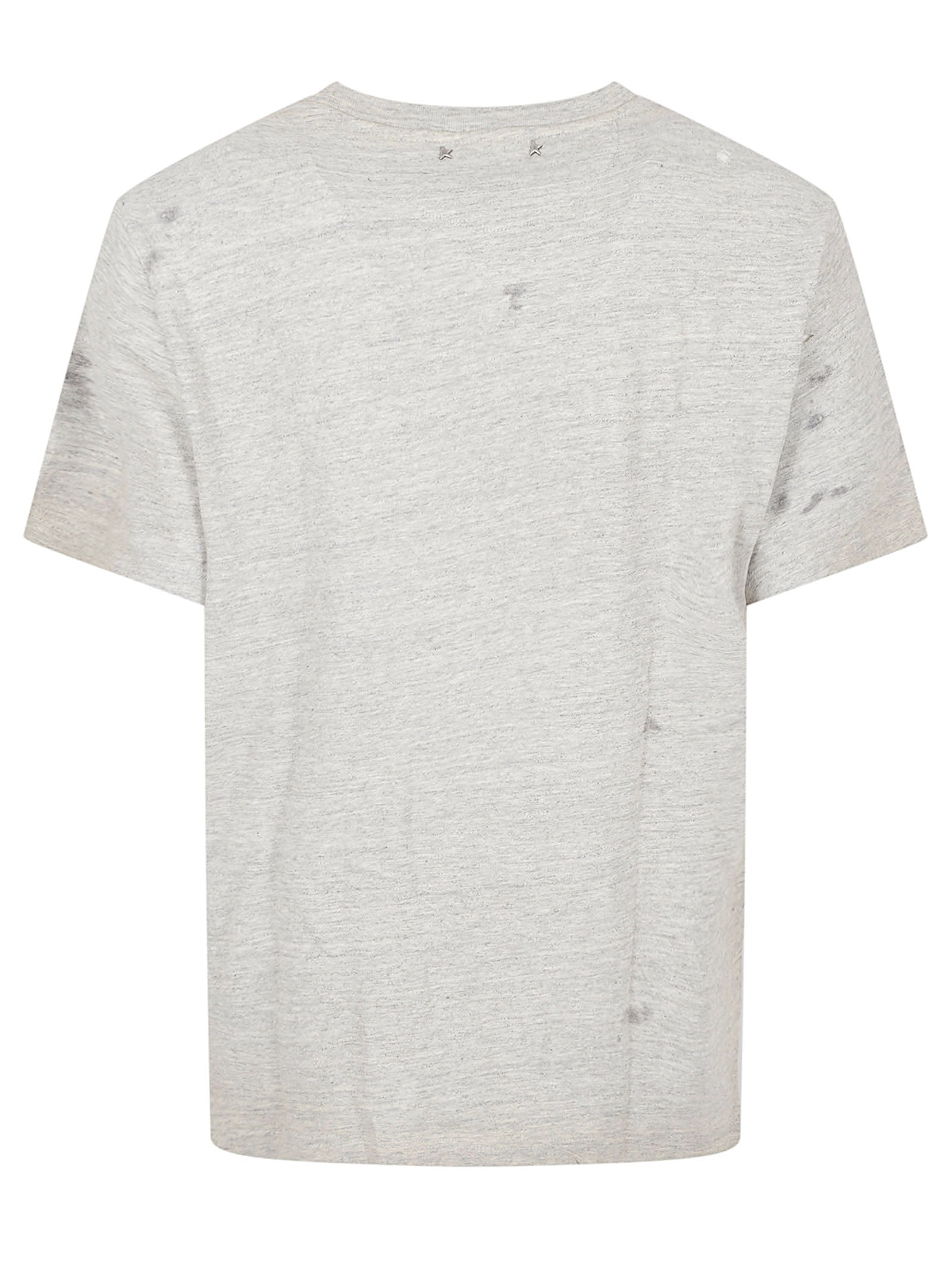 Distressed Cotton Graphic T-Shirt