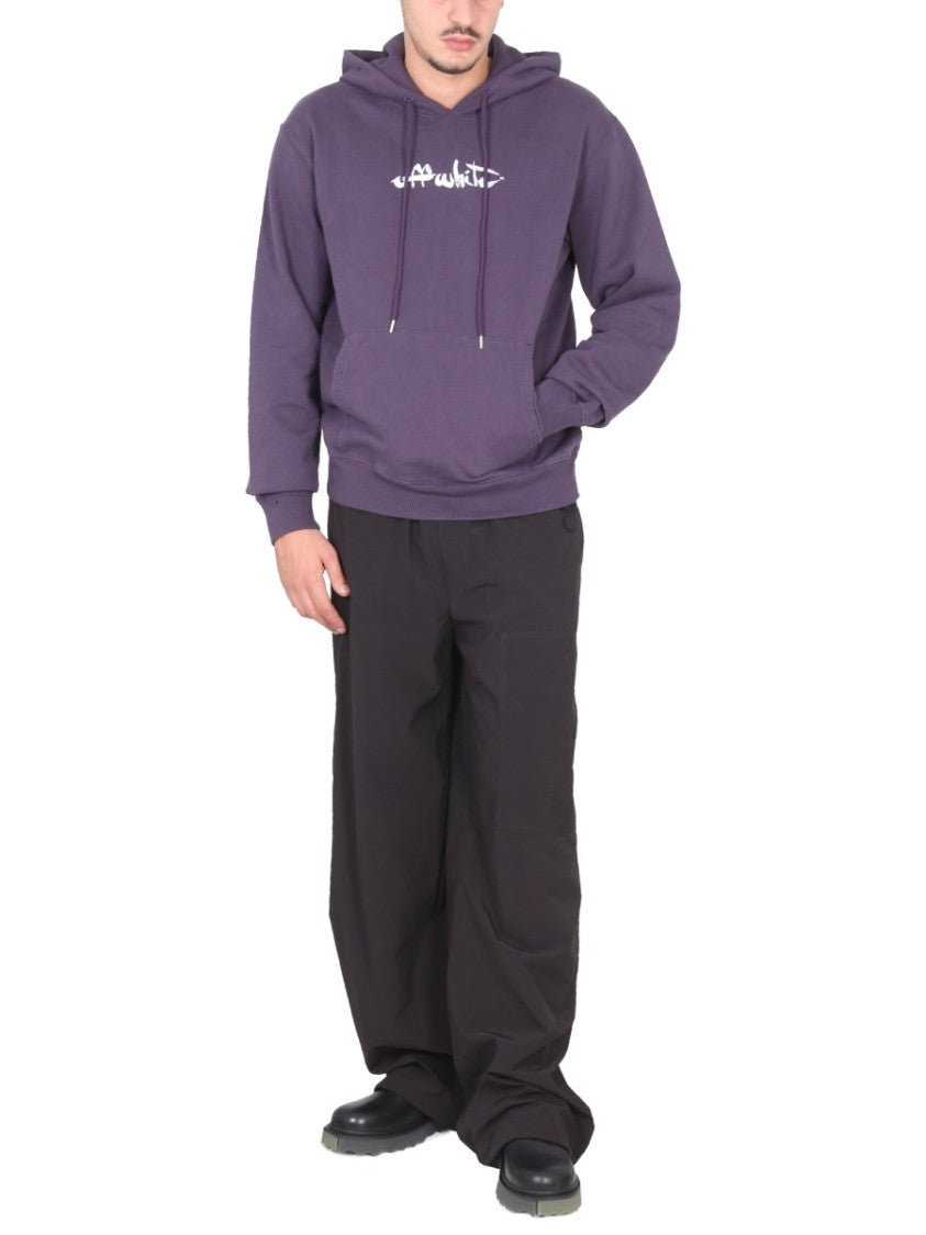 Relaxed Fit Wide-Leg Pants