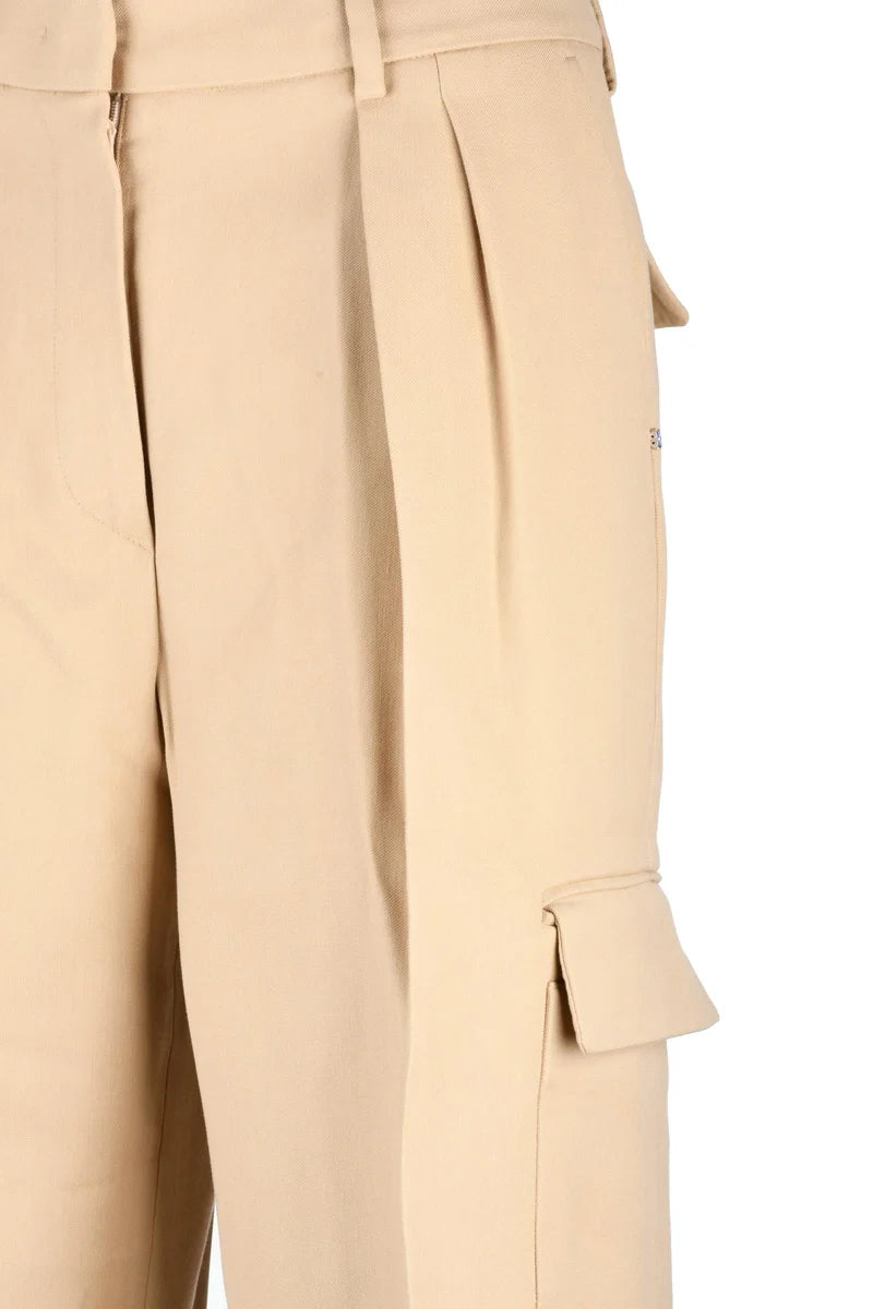 Verbas Wide-Leg Trousers - Beige