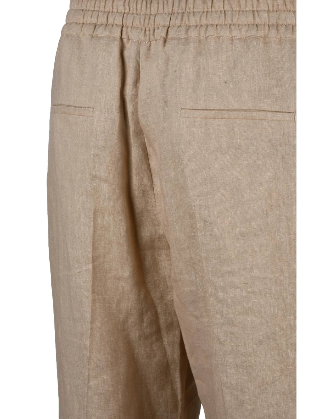 Eleventy Linen Chino Trousers - Beige