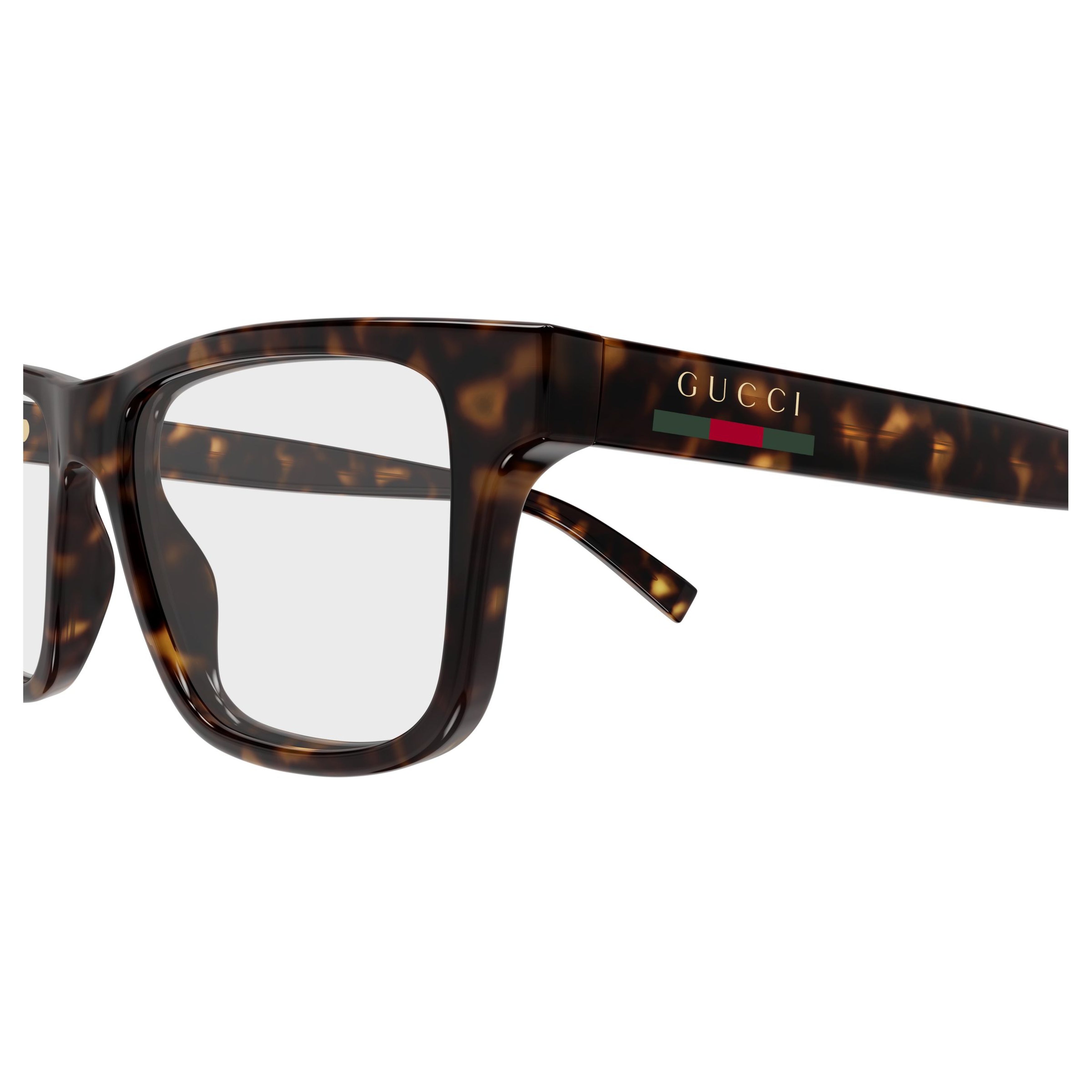 Gg1987o Rectangular Tortoiseshell Frame Eyeglasses