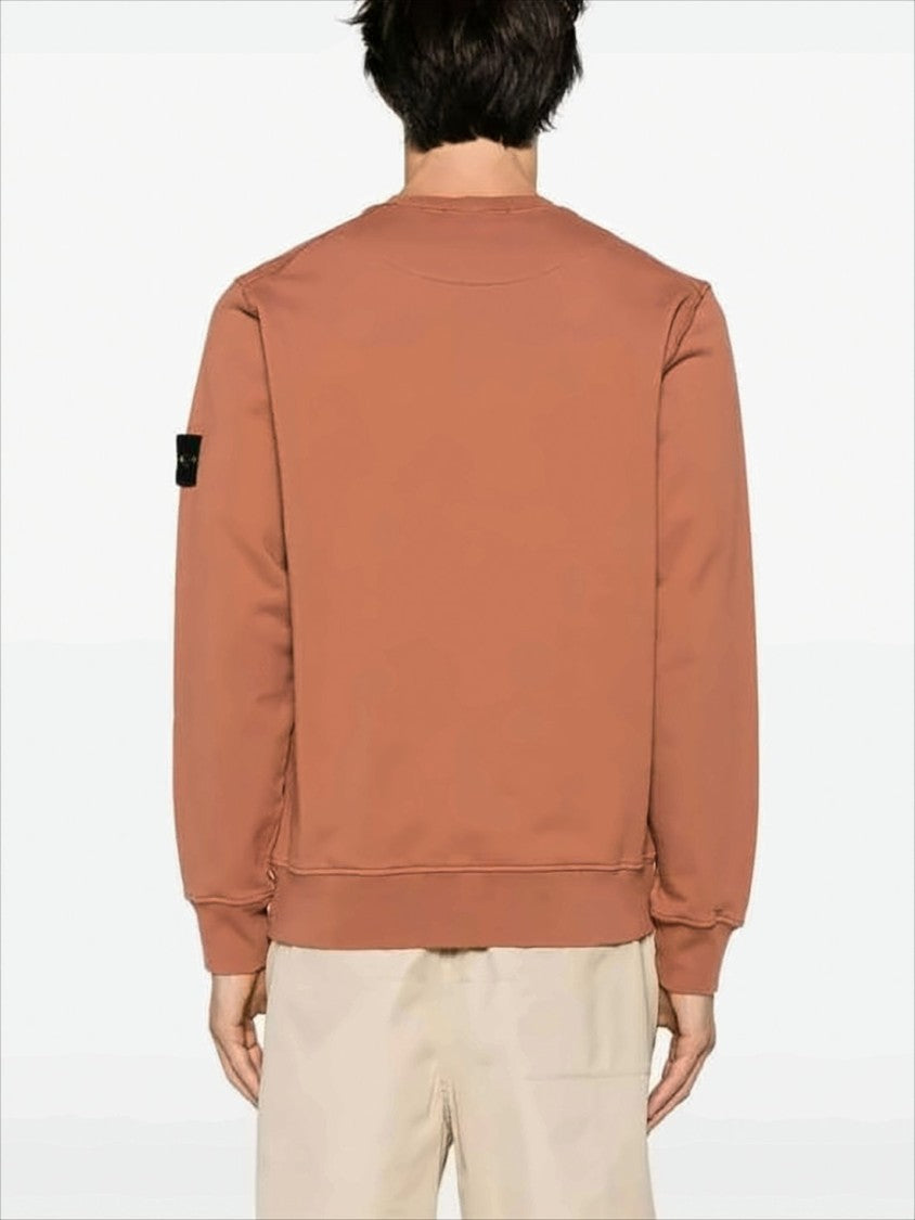 Long-Sleeve Sweatshirt with Compass Logo Patch