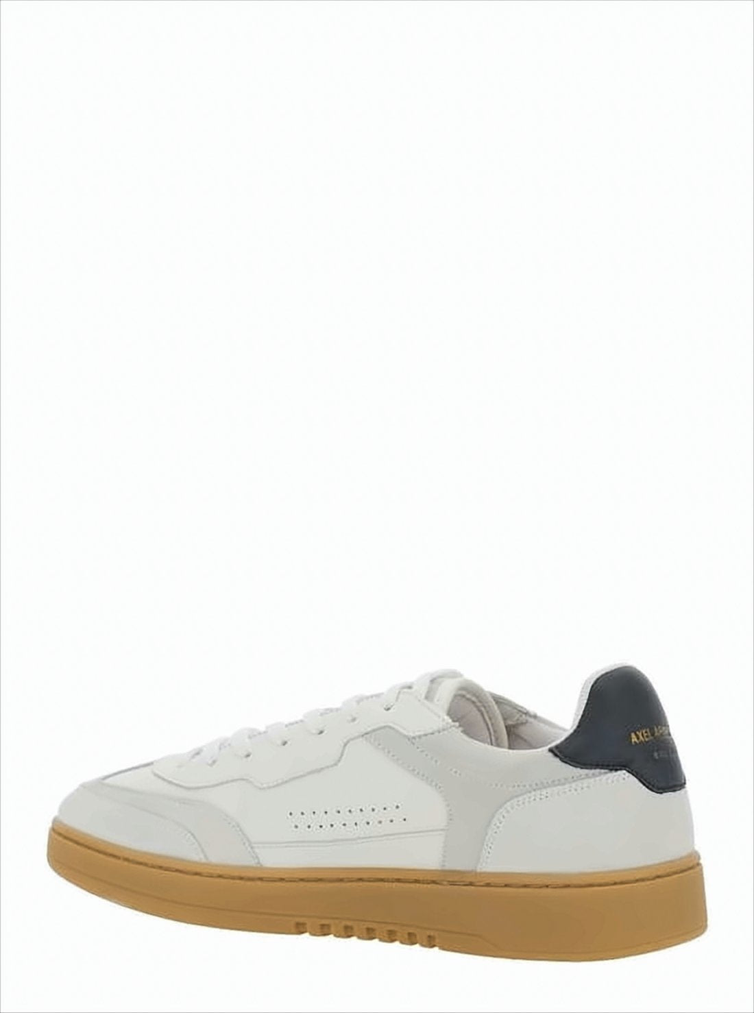 Low-Top Sneakers with Suede and Leather Panels