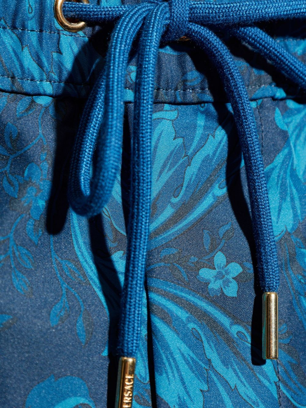 Ornamental Patterned Silk-Nylon Shorts
