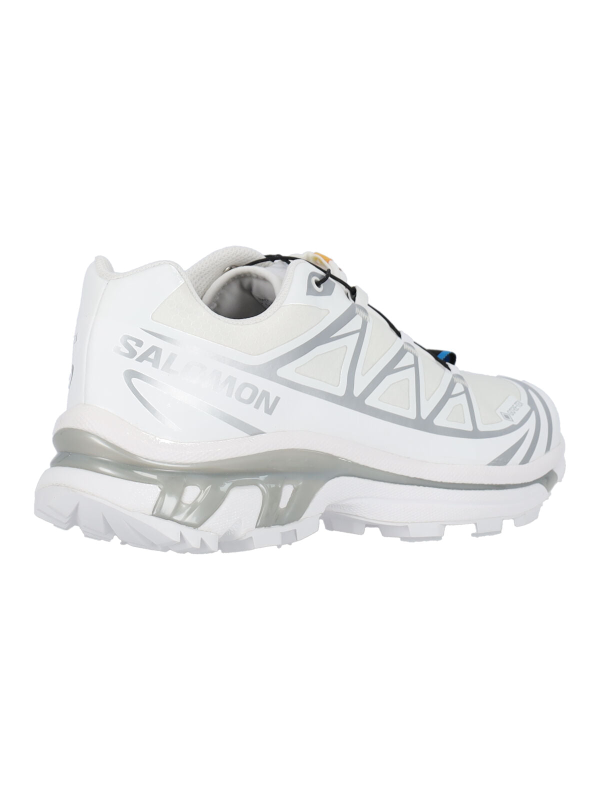 White Xt-6 Gore-Tex Sneakers With Quicklace™ Closure And Silver Accents