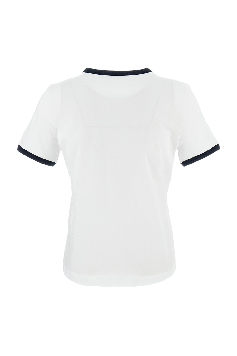 Slim Fit Cotton T-Shirt with Embossed Logo