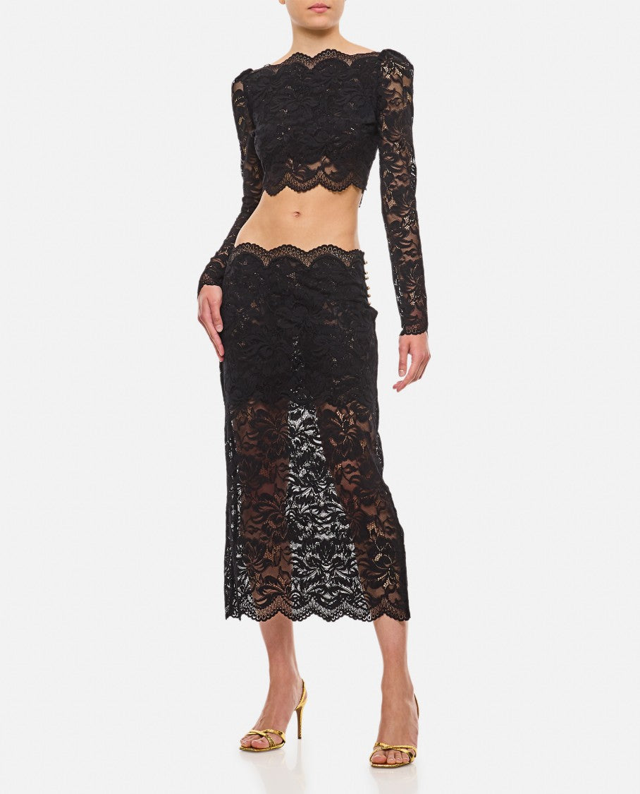 Lace Long Sleeve Top