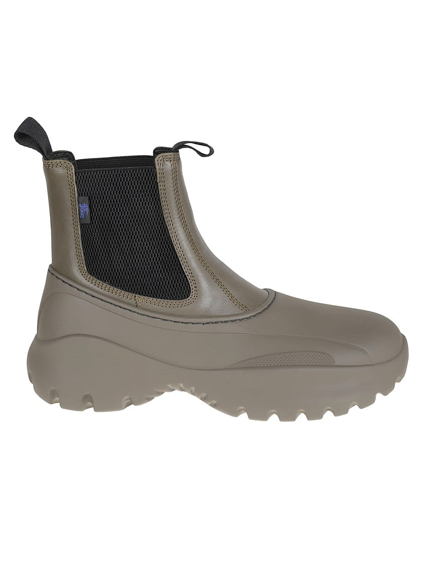 High Ankle Leather Boots