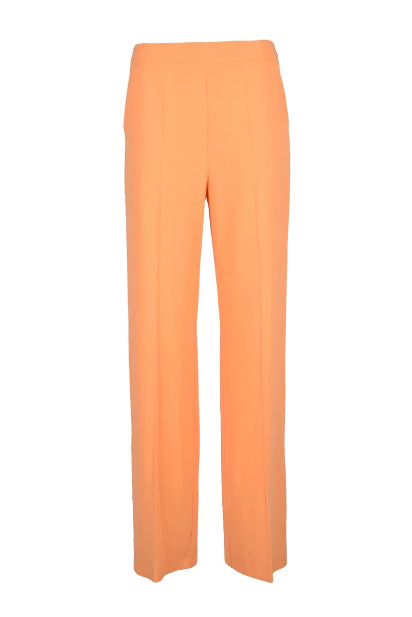 High-Waisted Trousers - Orange