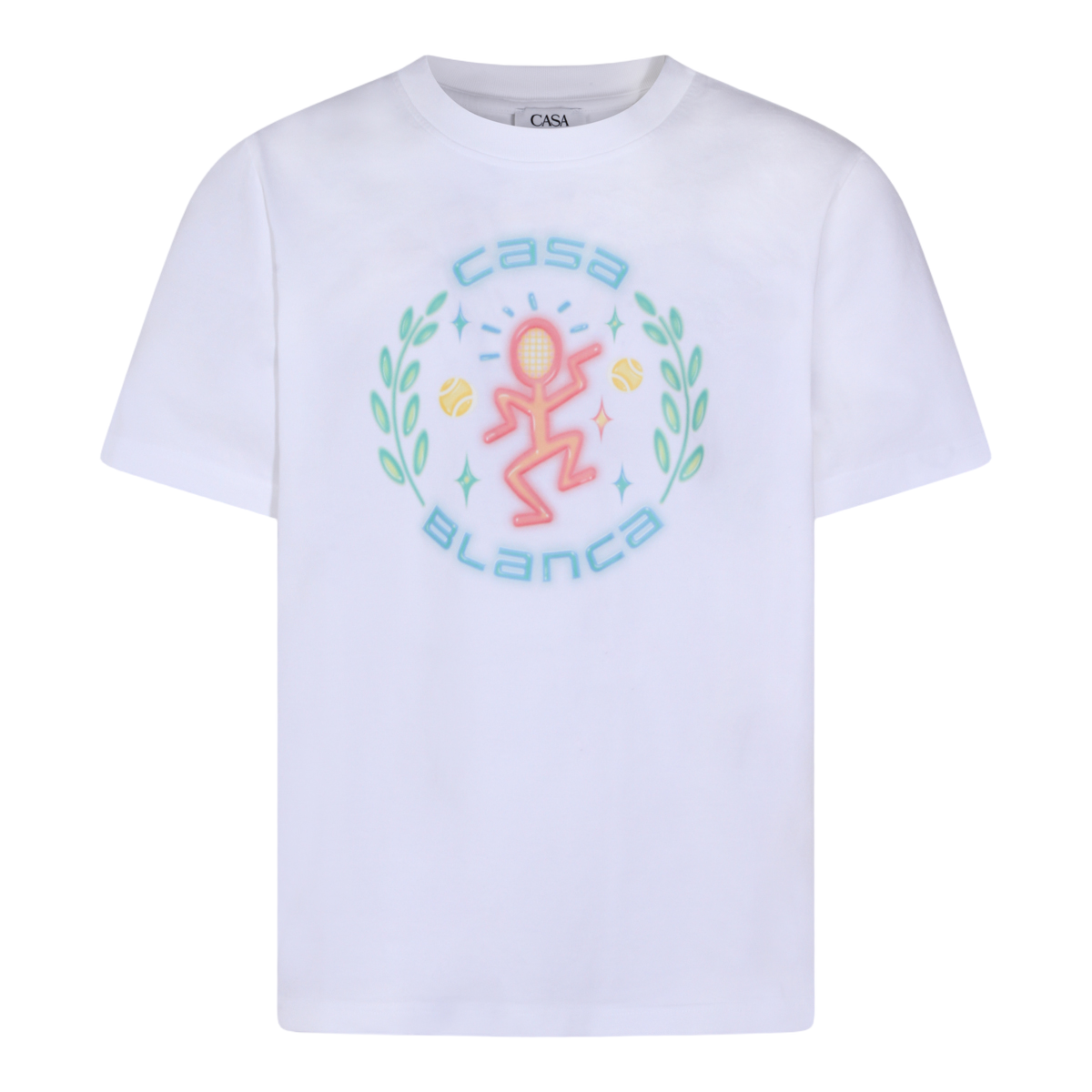 Graphic Short-Sleeve T-Shirt with Casa Blanca Motif
