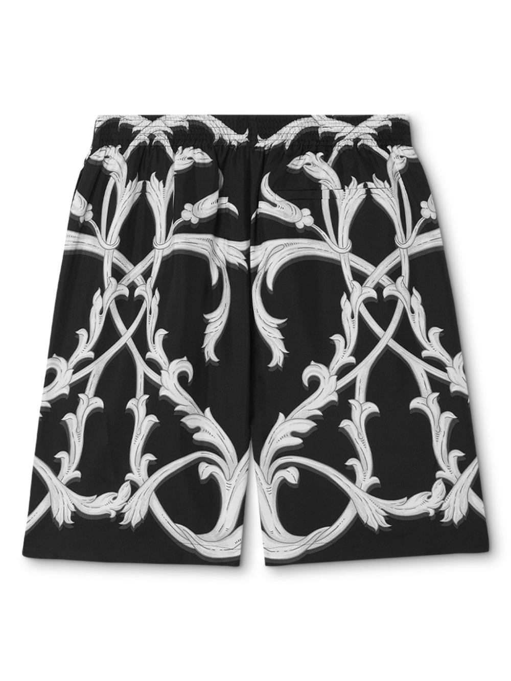 Knee-Length Silk Shorts