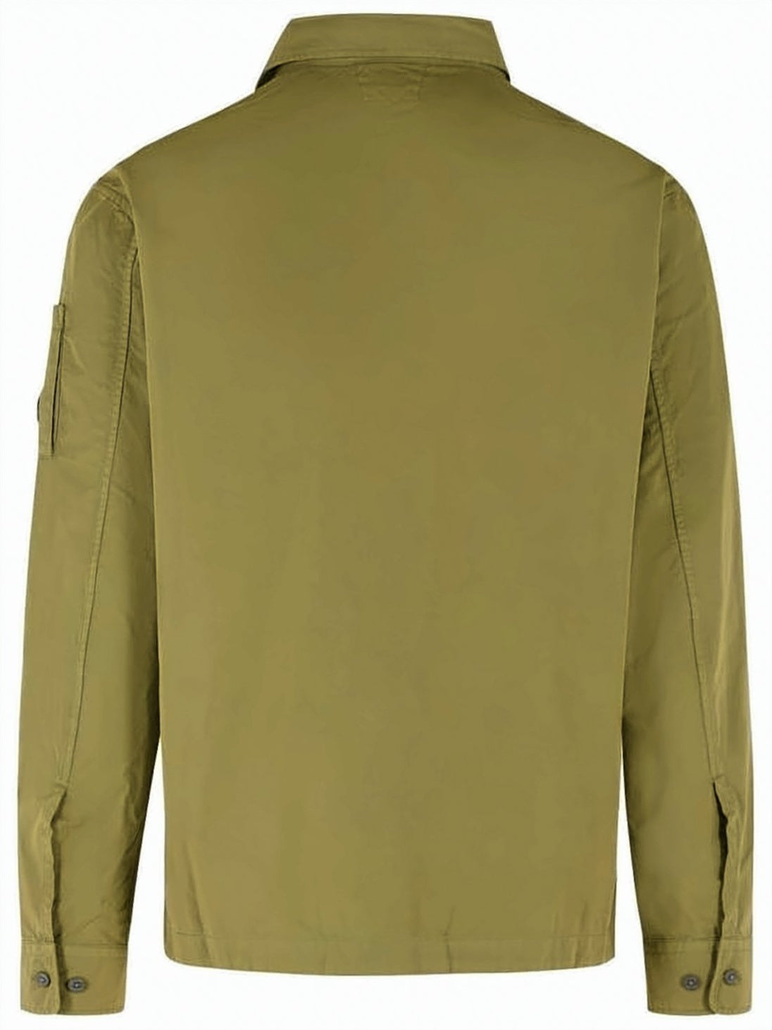 Organic Gabardine Zip Lens Overshirt