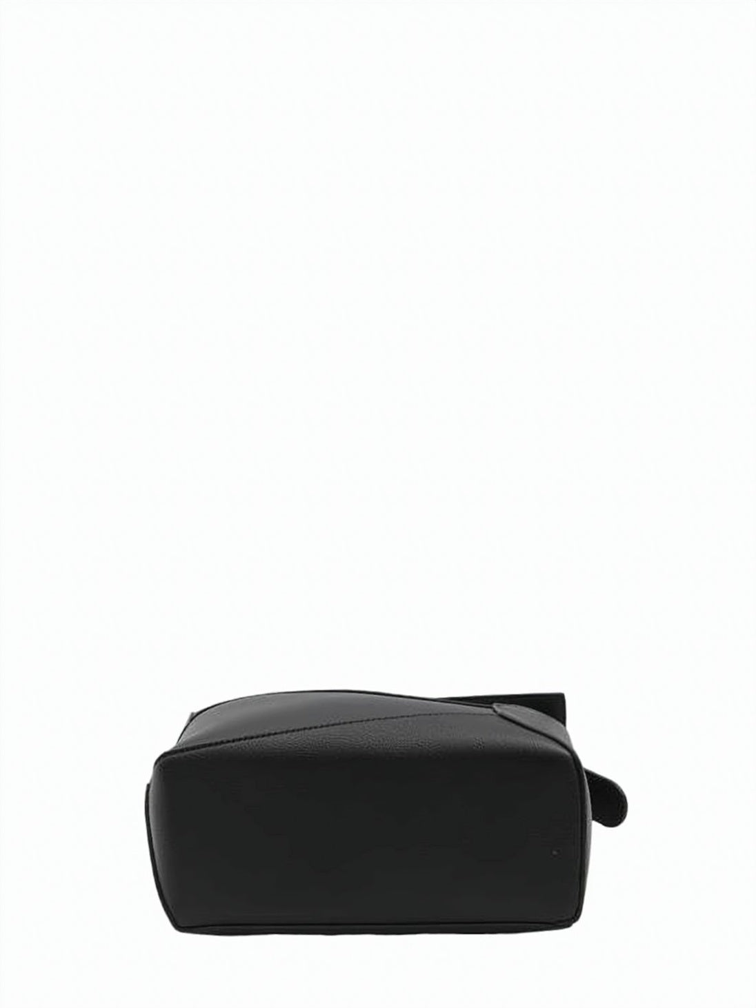 Geometric Silhouette Calf Leather Shoulder Bag