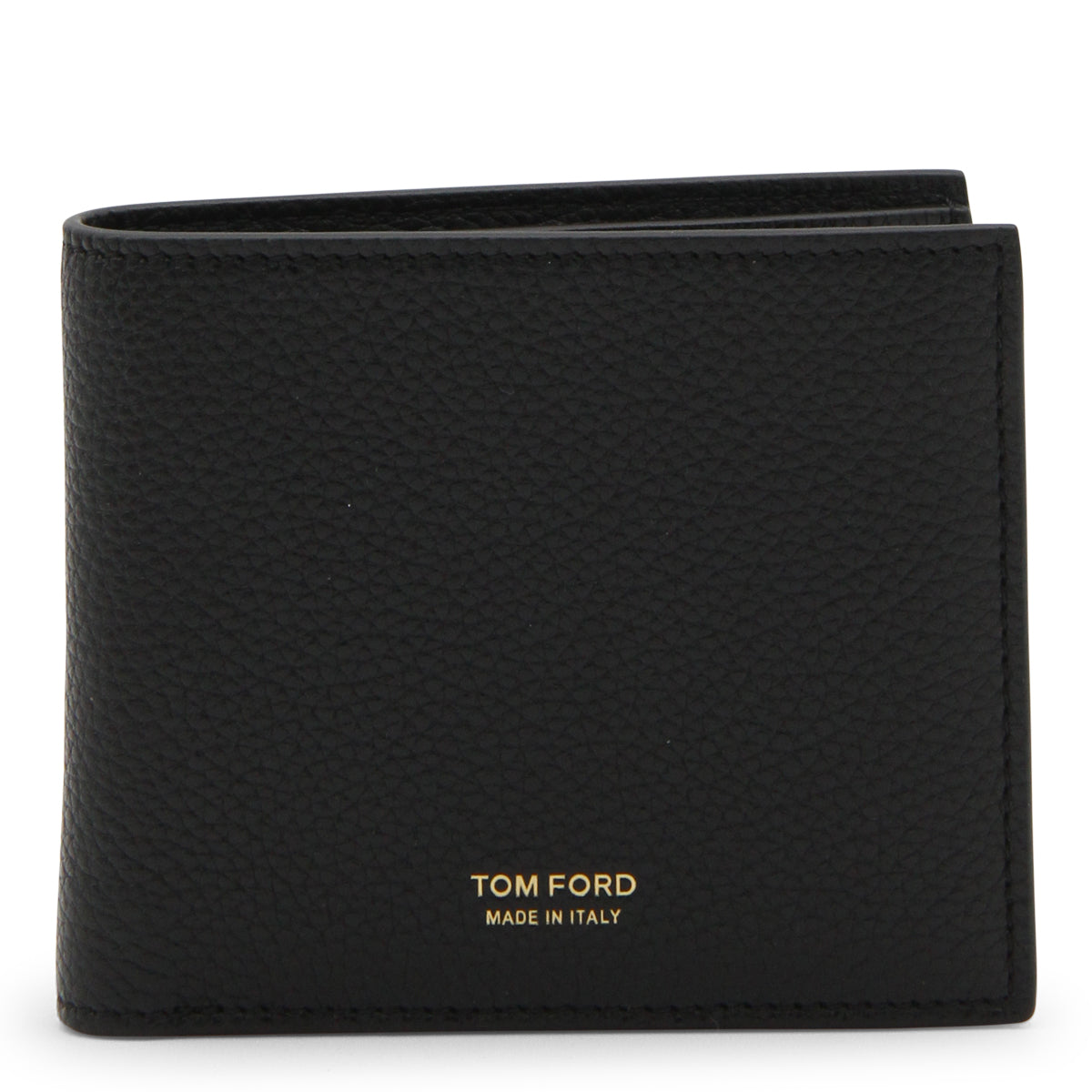 Textured Black Leather Wallet