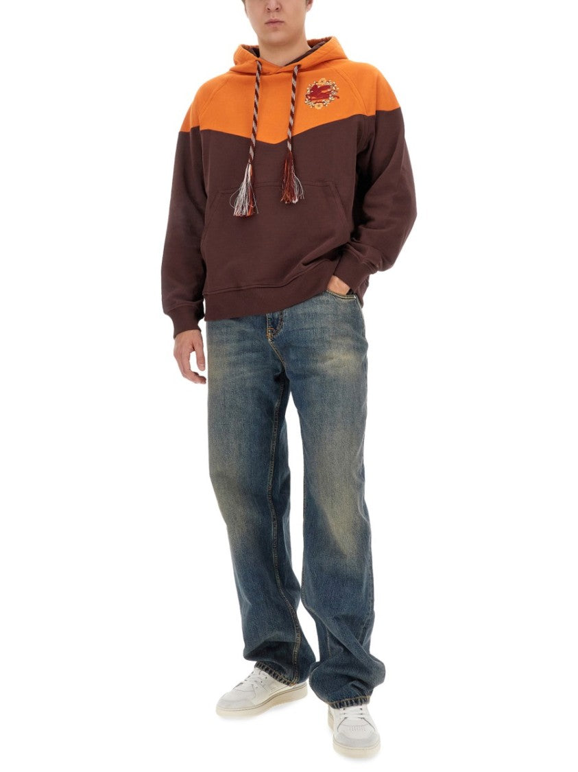 Color-Block Hooded Sweatshirt
