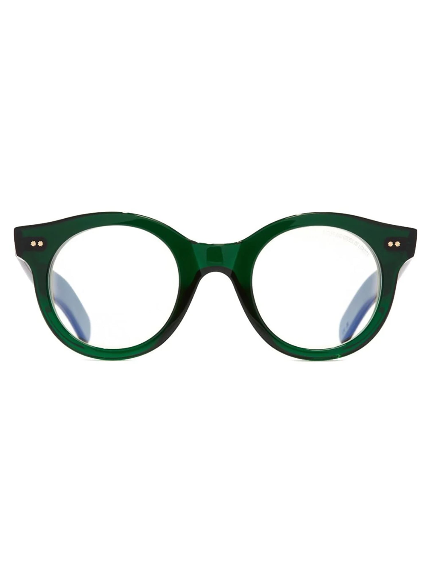 Oversized Cat-Eye Acetate Eyeglasses With Metal Accents