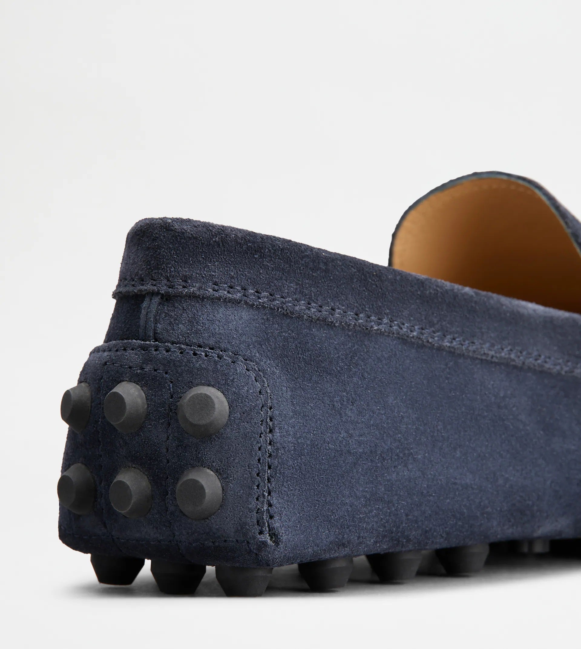 Black Mocassino Gommino Macro 52K Shoes