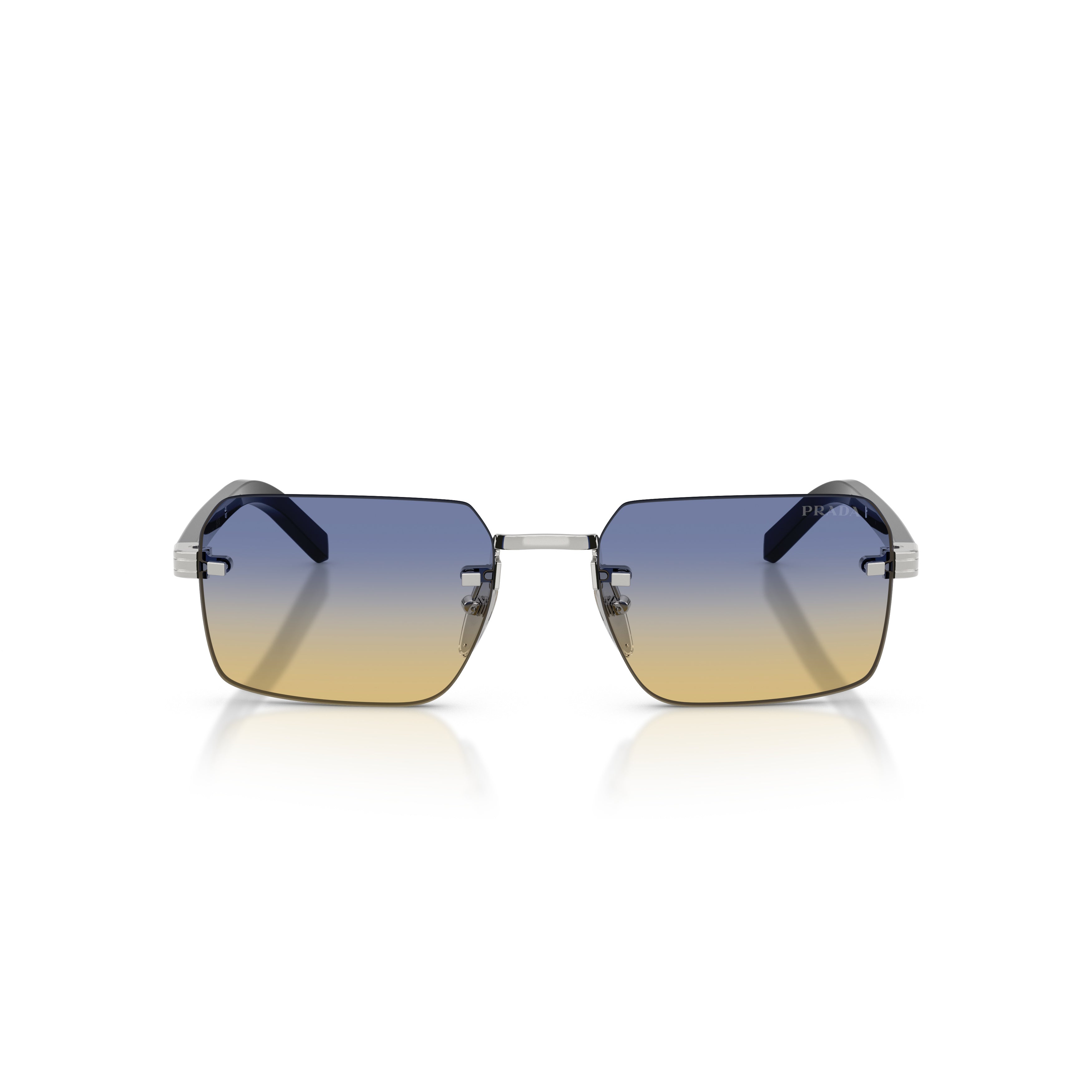0pr D55s Rimless Square Sunglasses