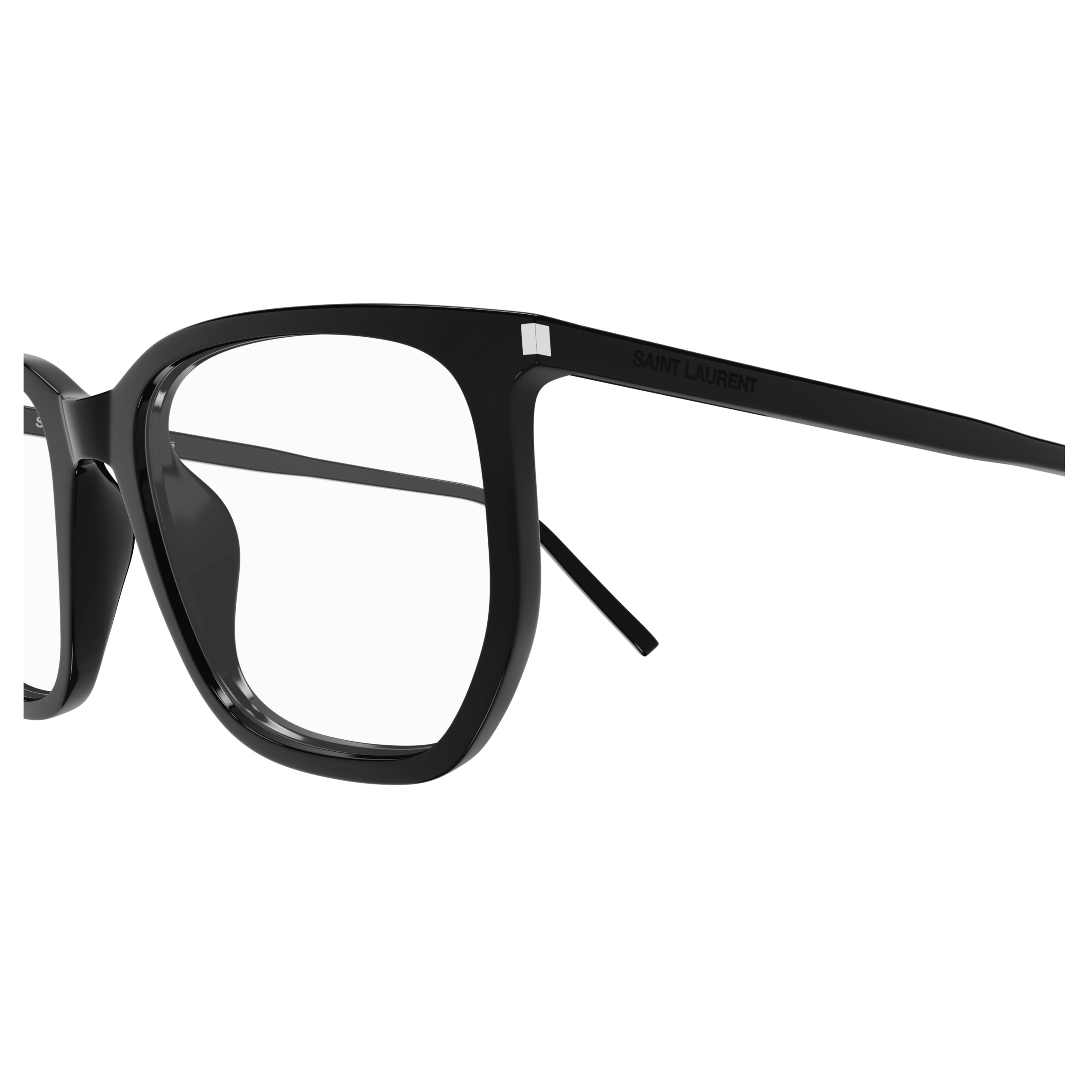 Sl 802 Bold Rectangular Black Acetate Eyeglasses