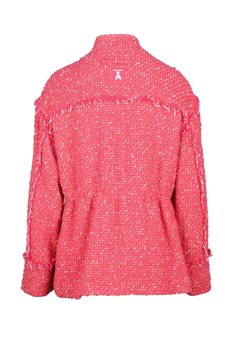 Bouclé Parka - Fuchsia