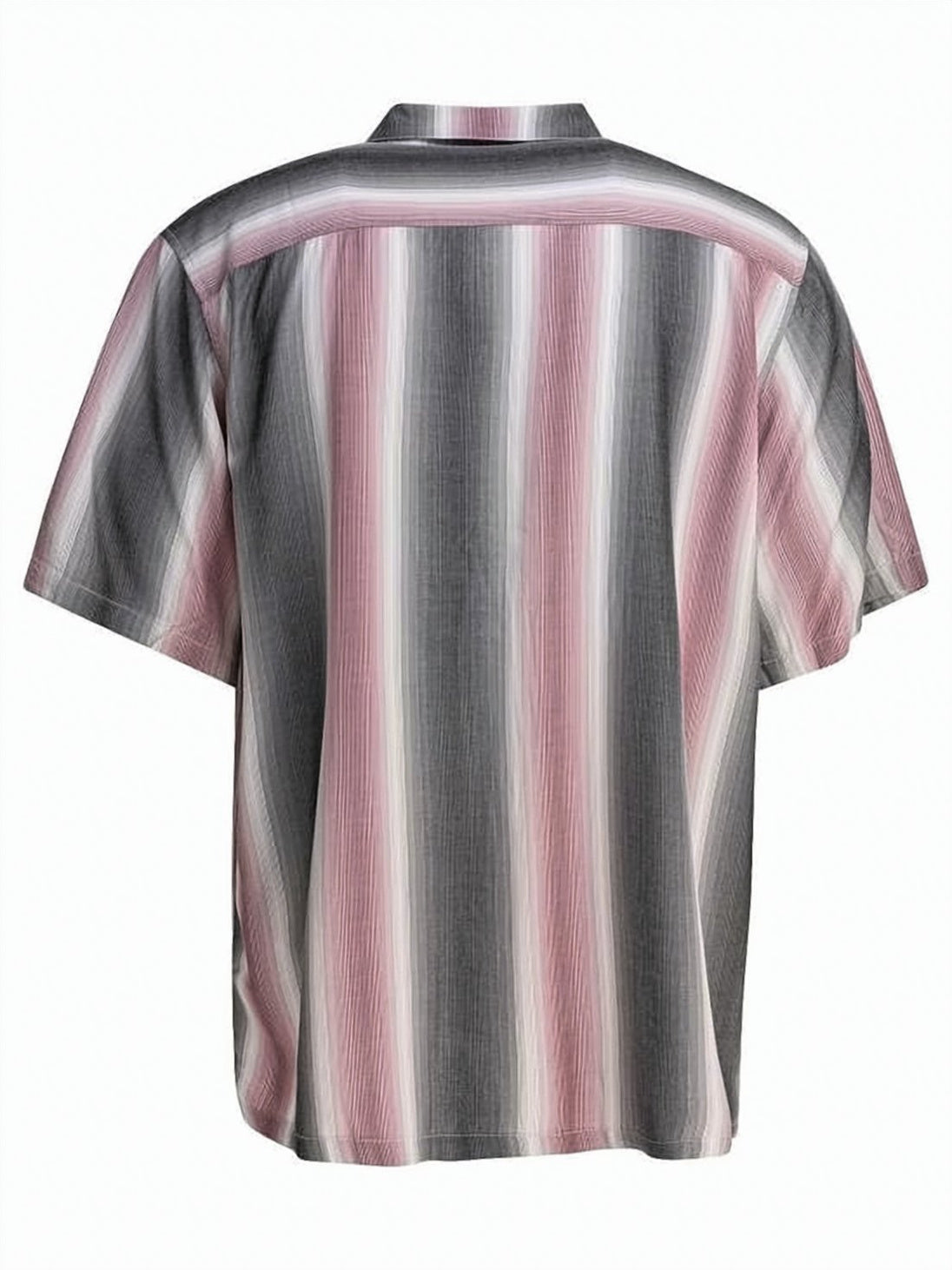 Relaxed Fit Striped Short-Sleeve Shirt