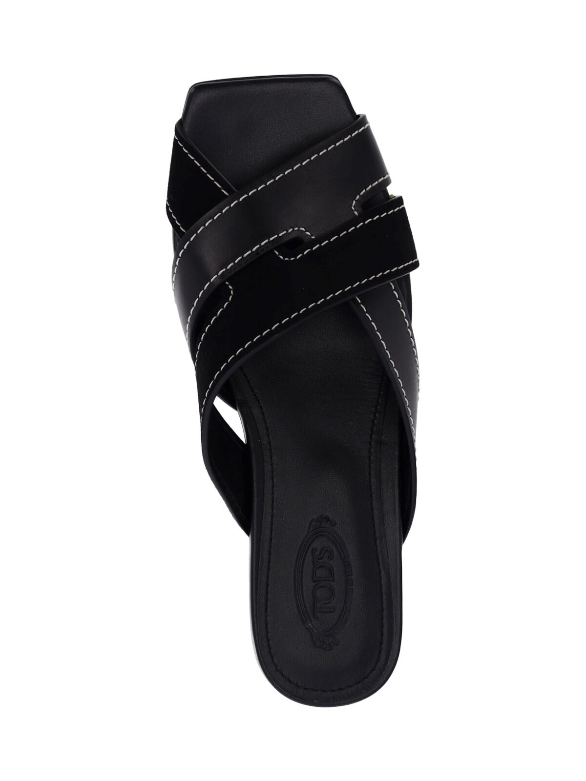 Slip-On Sandals with Crisscross Strap Design