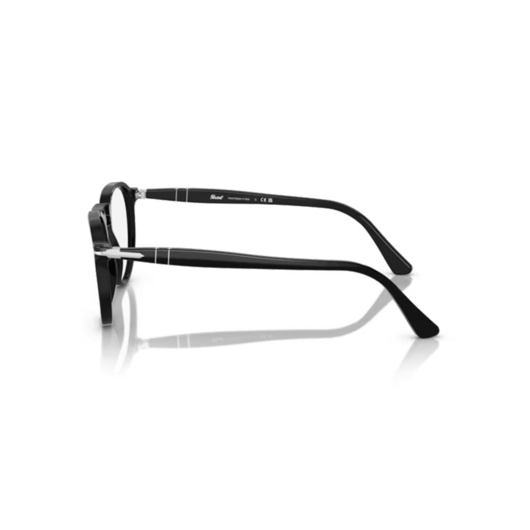 3286v Vista Round Frame Eyeglasses with Keyhole Bridge